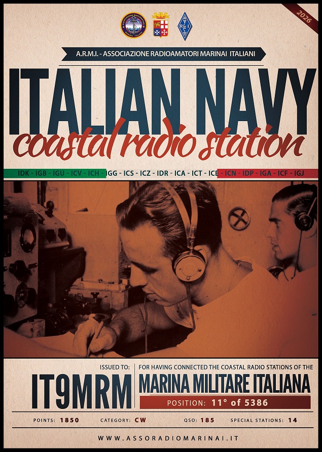 Italian Navy Coastal Radio Stations Award